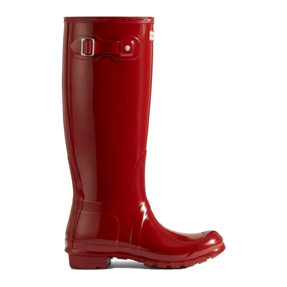 Brand new in box- Hunter tall gloss rain boots- Sz 7 - Picture 3 of 4
